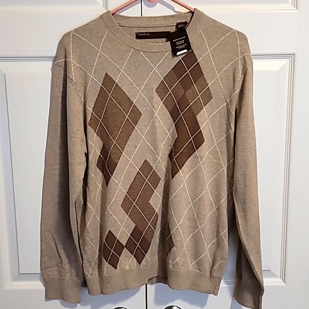 Perry Ellis Argyle Sweater
